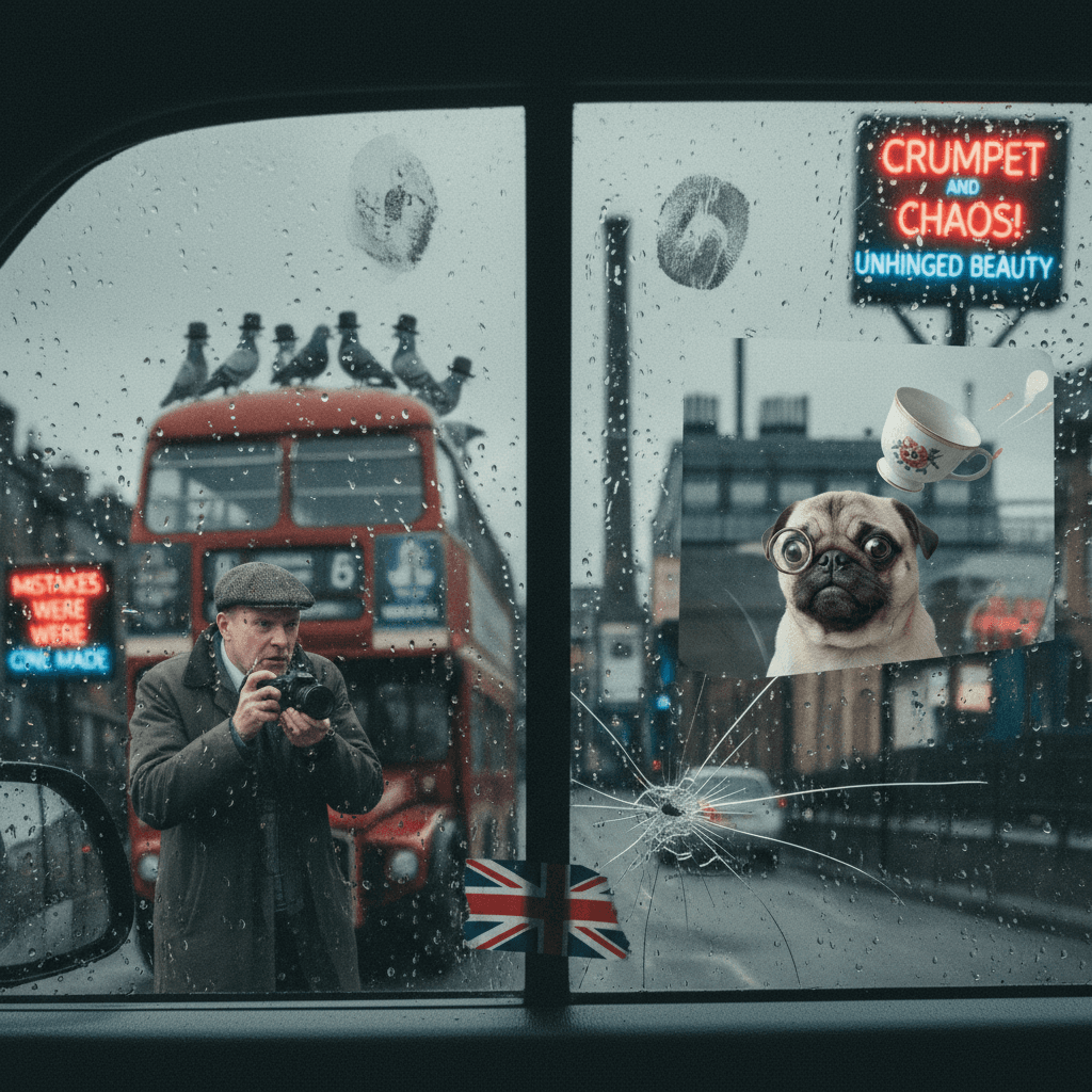 British car window photography: a genre of pure unhinged beauty