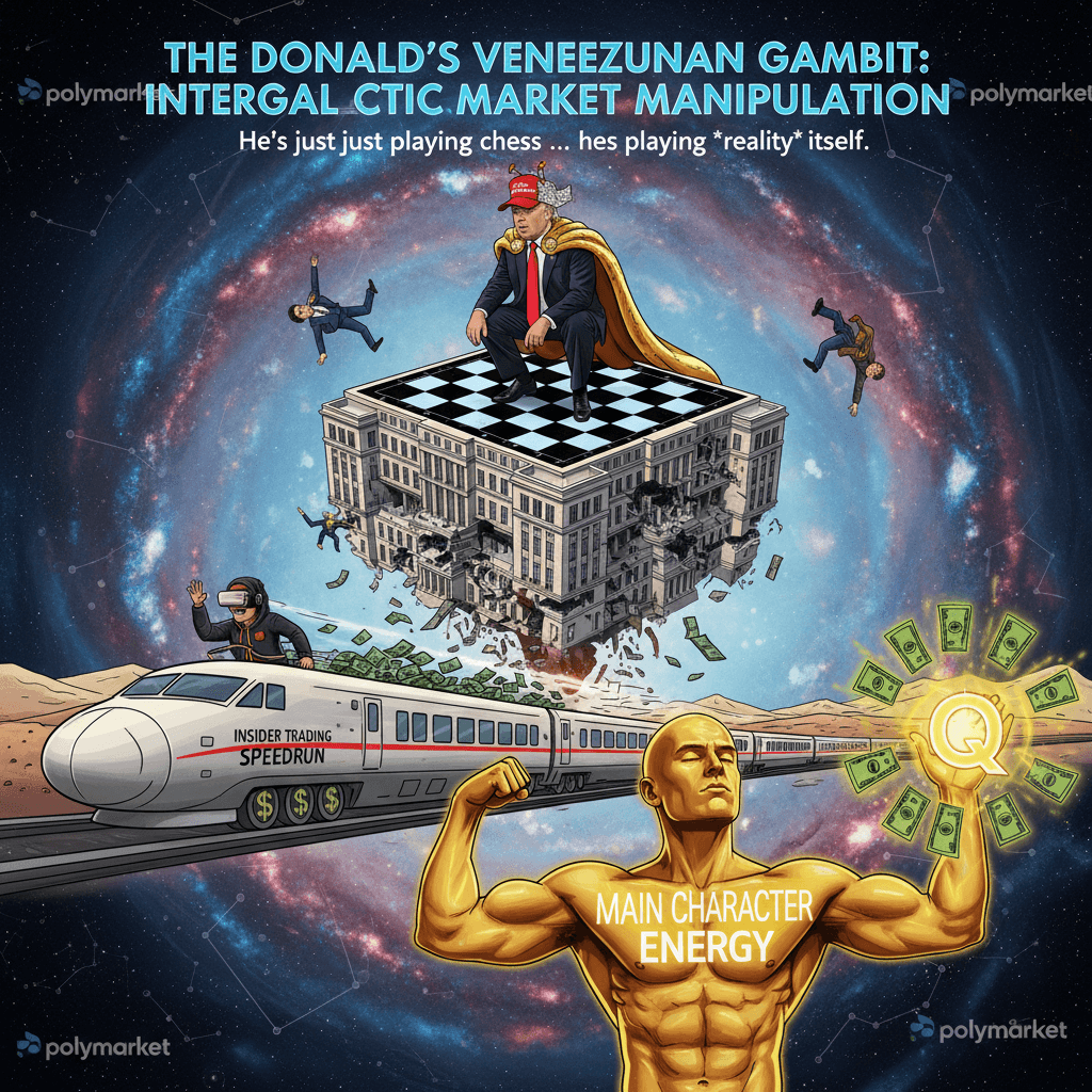 Trump plays 4D chess with Venezuelan politics and Polymarket