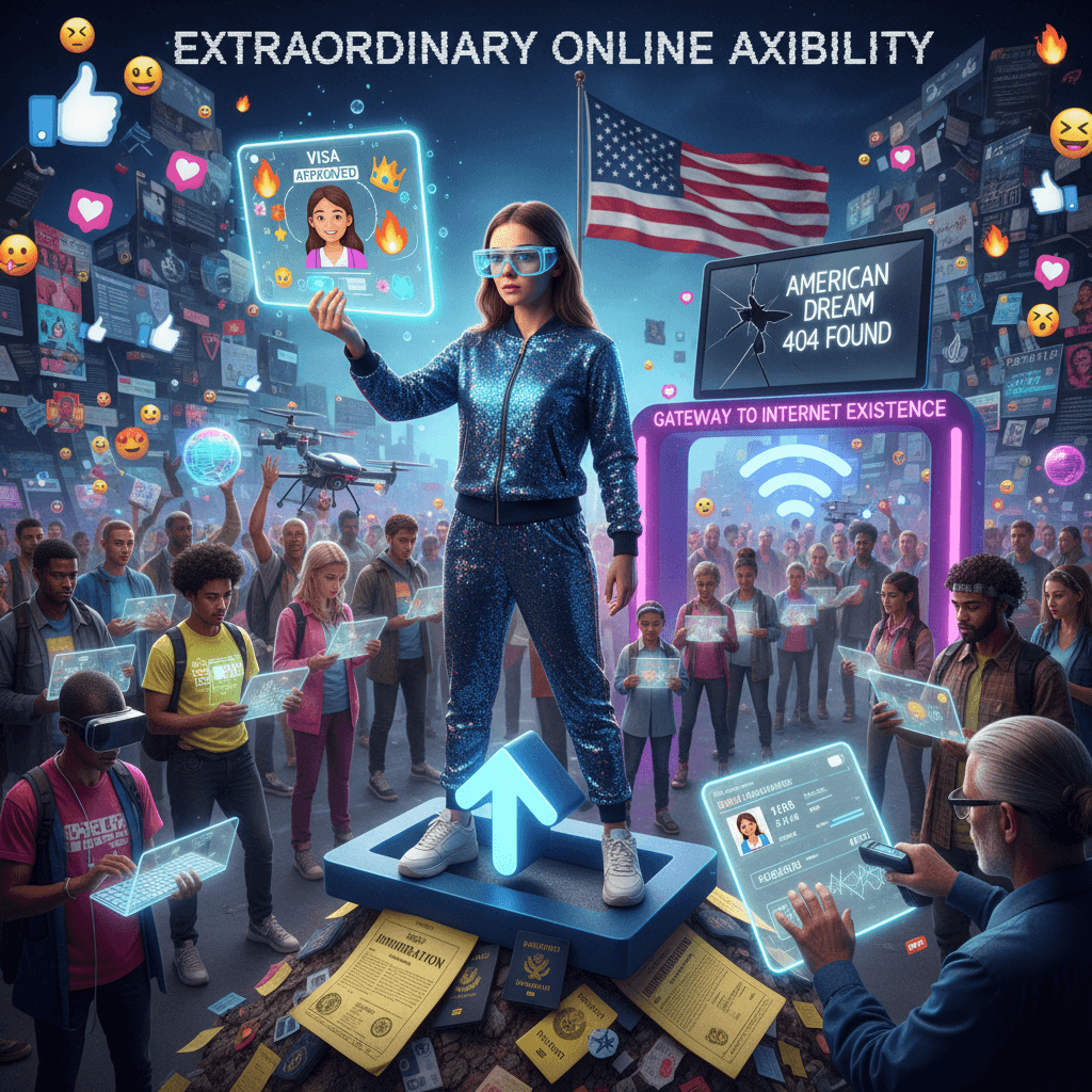 Peak 2020s: getting visas for extraordinary ability to exist on internet