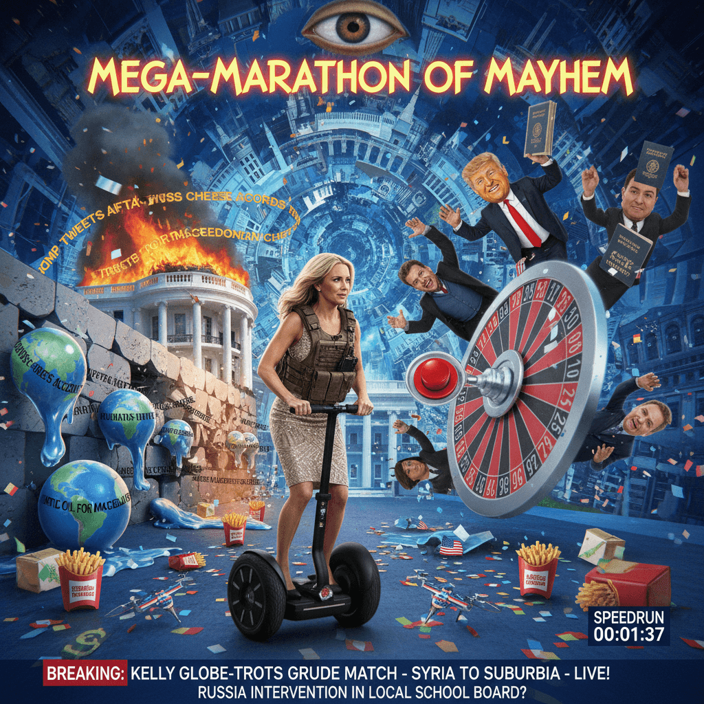 Megyn Kelly speedrunning every possible invasive scenario for some reason