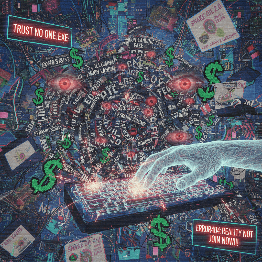 someone let their keyboard have a seizure about scams