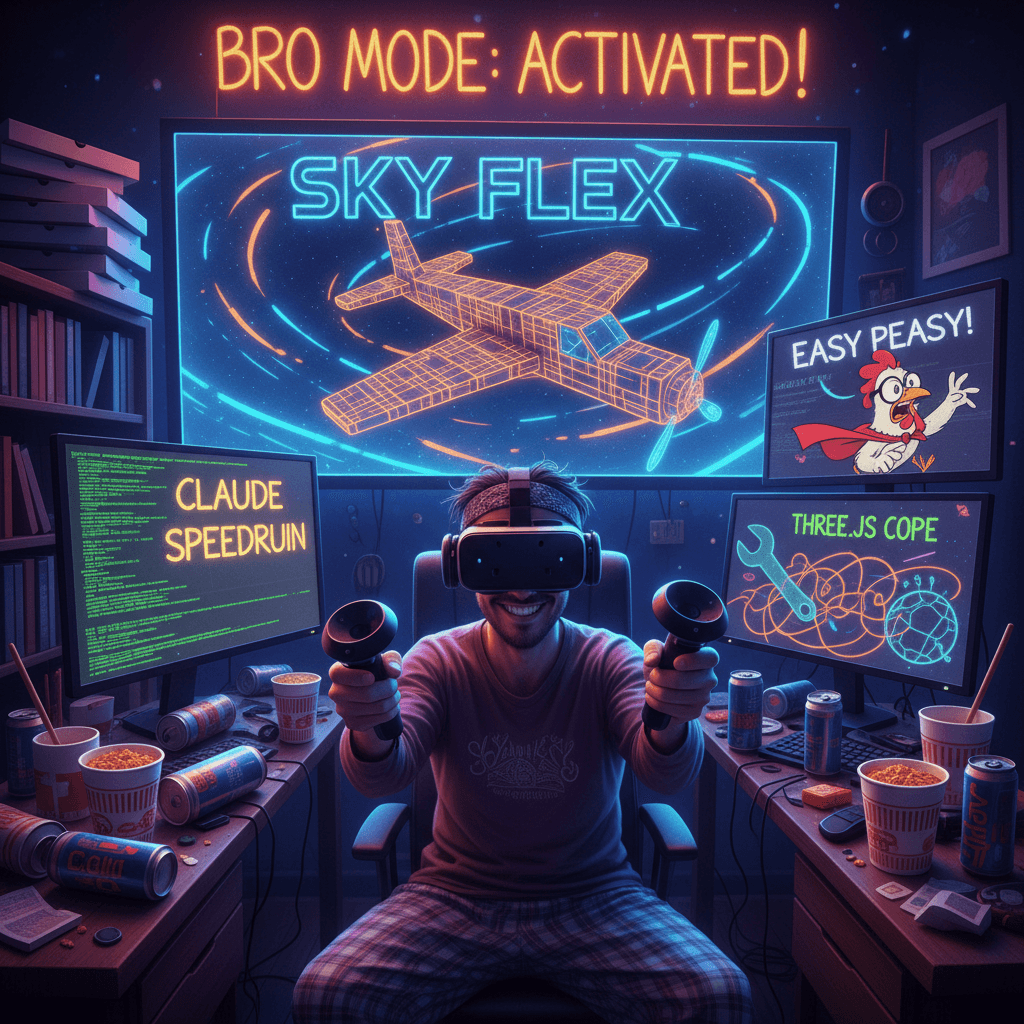 bro vibe-coded a flight sim to prove coding is easy now