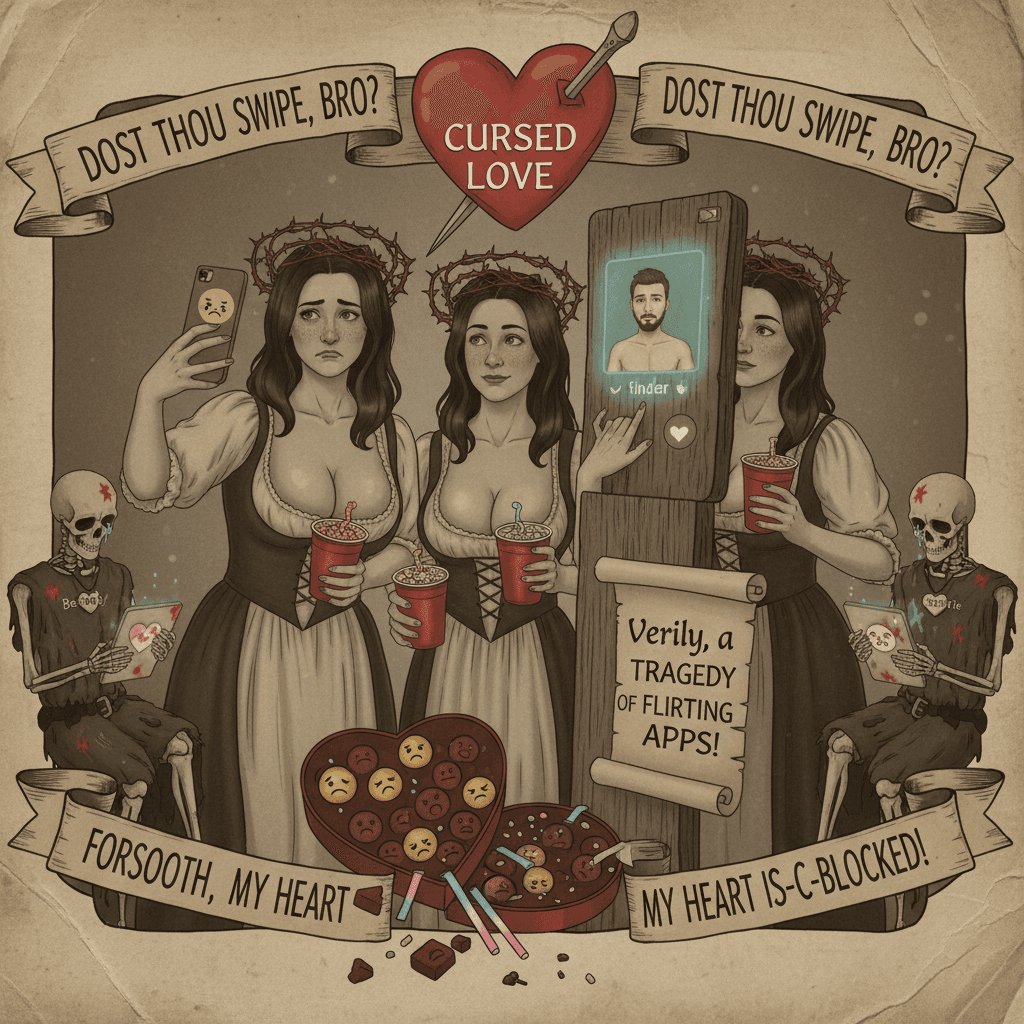 Medieval thots meet modern degeneracy: a Valentine's tragedy