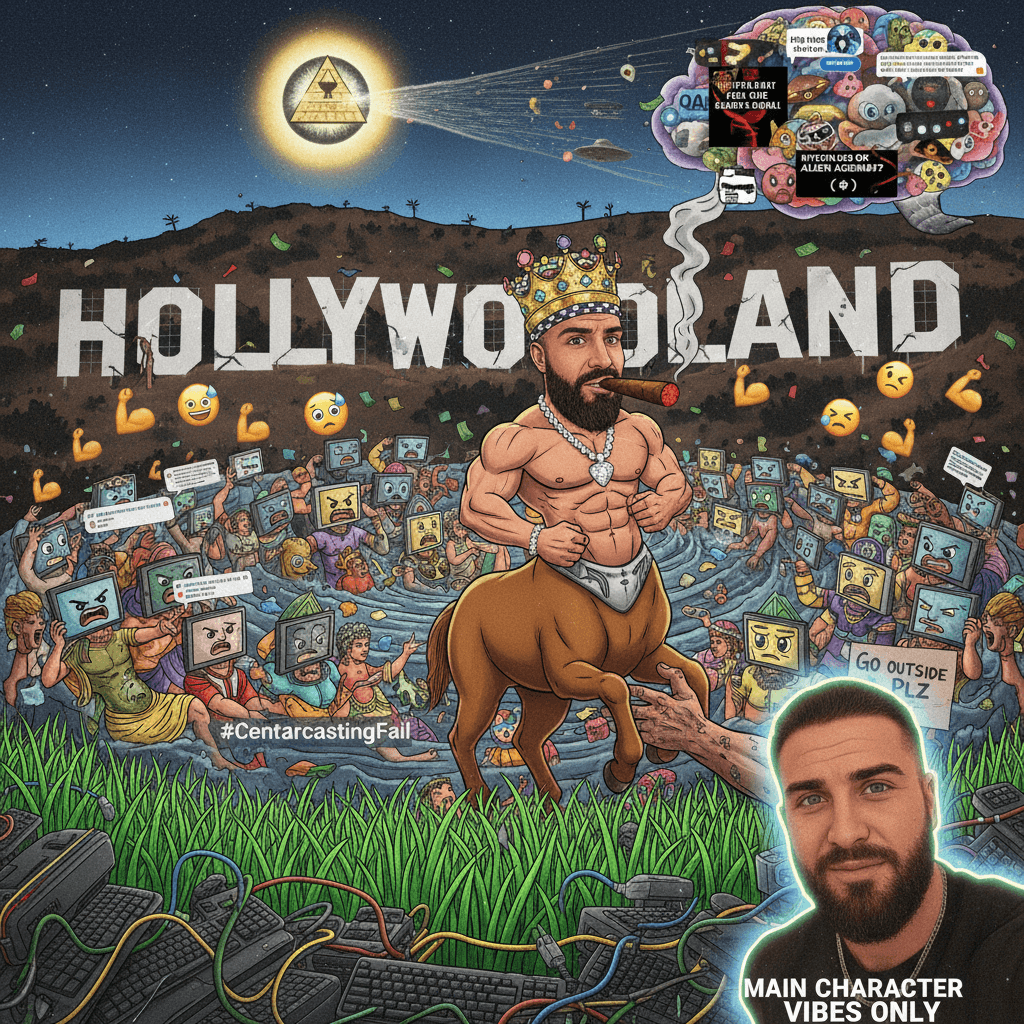 Dan Bilzerian's fever dream about Hollywood, mythology, and whatever this is
