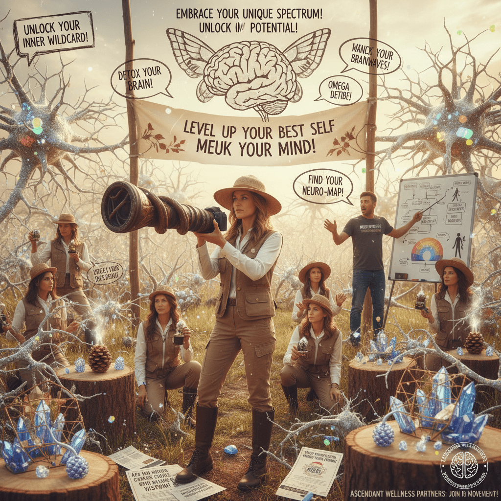 Nature photography meets neurodivergence MLM energy