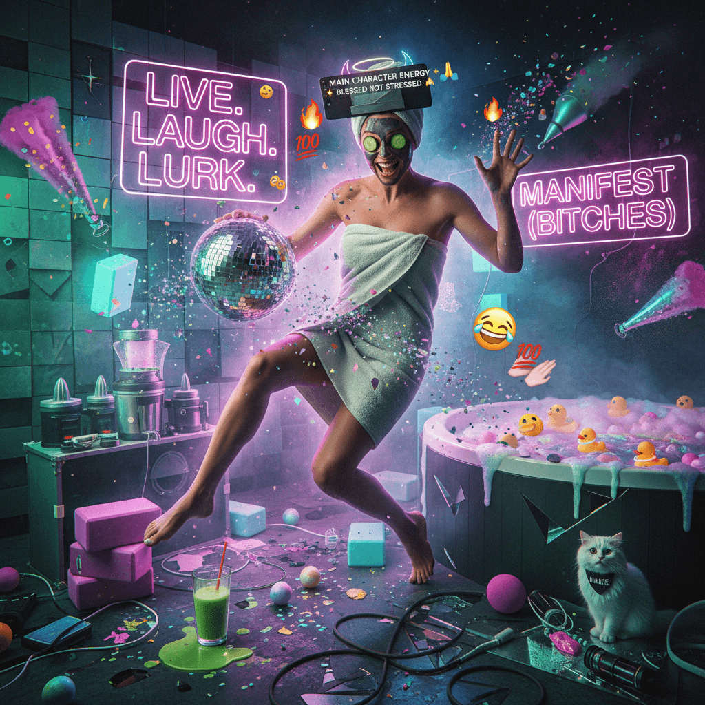 self-care gone feral: the disco ball incident