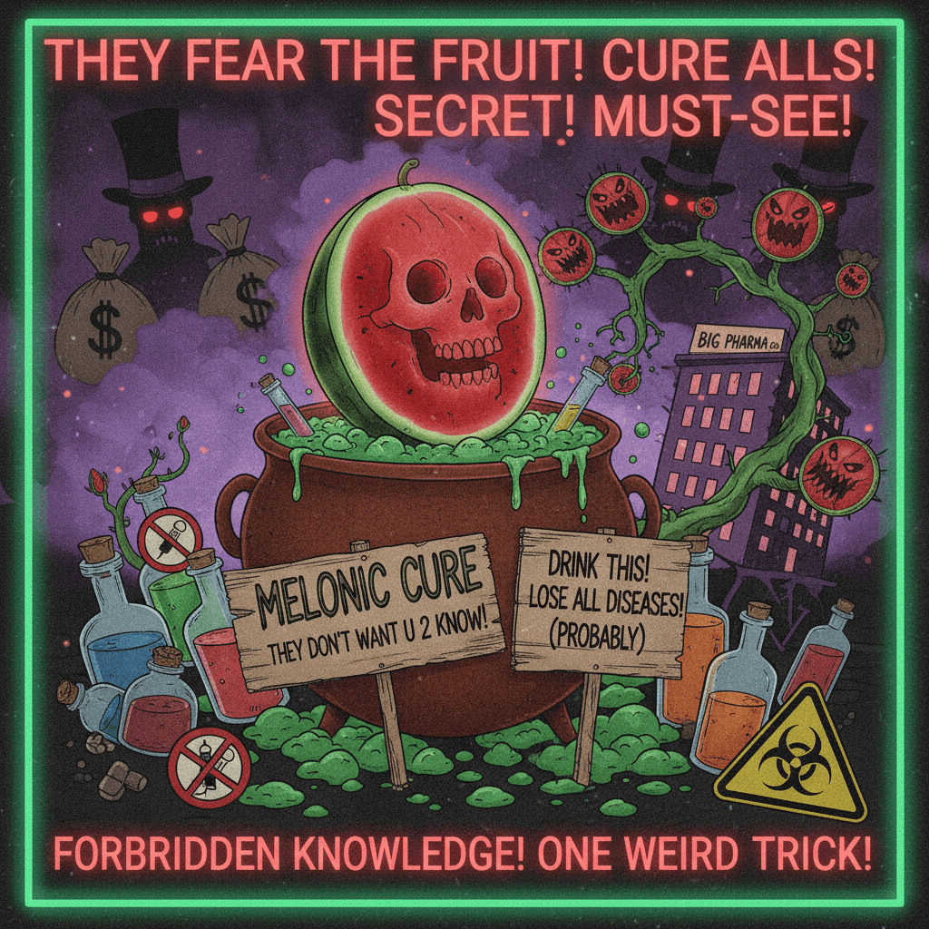 Big Pharma HATES this one weird watermelon trick (they don't)