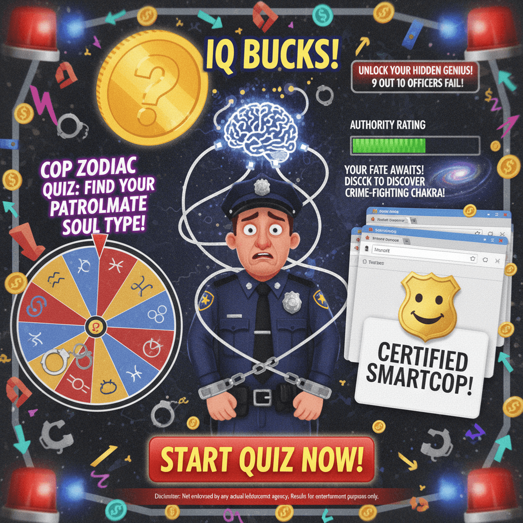 Cops hate this one weird trick: taking clickbait IQ tests