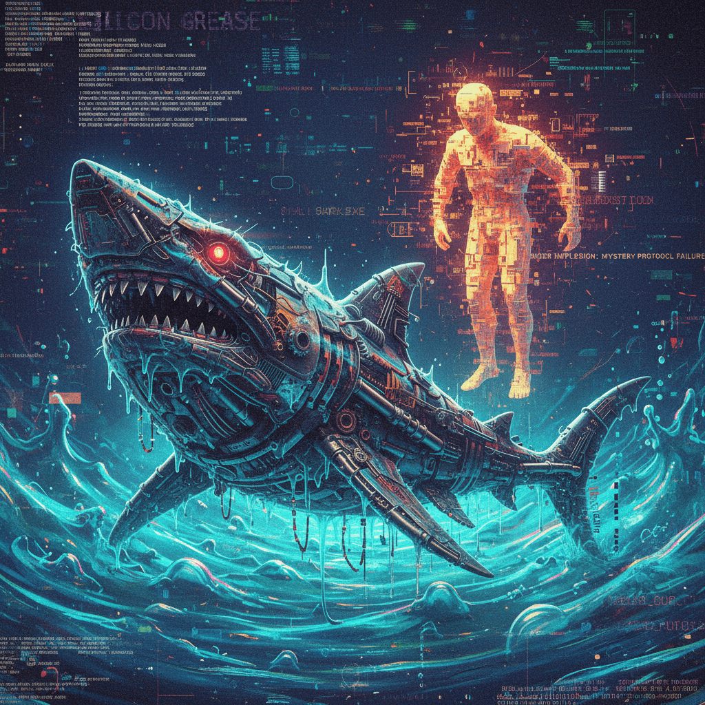 GUNED SHARK navigates silicon grease while Soder implodes mysteriously