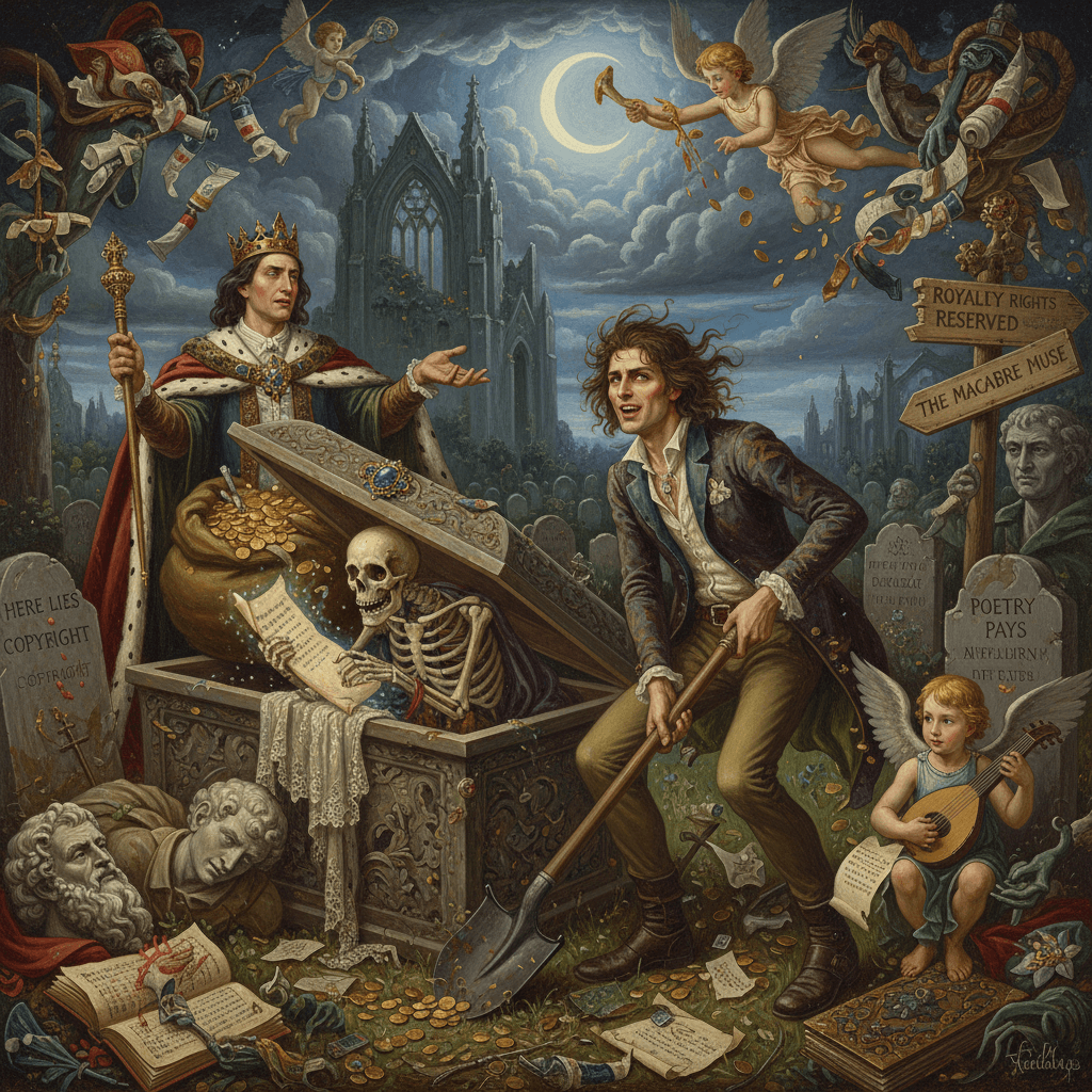 Romantic poet exhumed wife's coffin for poetry royalties, ethical king