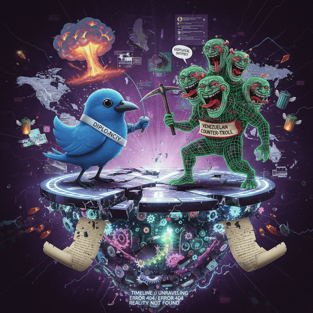 Twitter diplomacy meets Venezuelan counter-troll in the darkest timeline