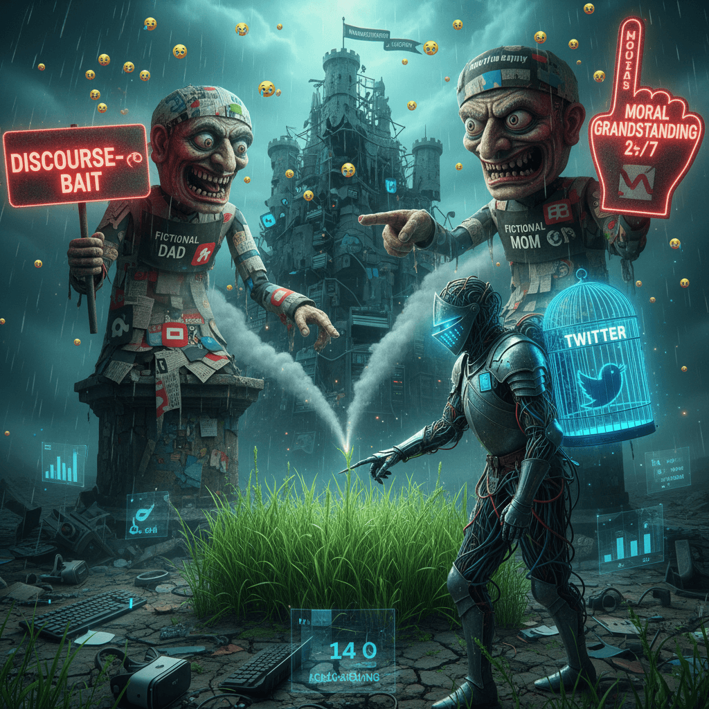 Touch grass, Twitter warrior discovers fictional parents worse than real ones