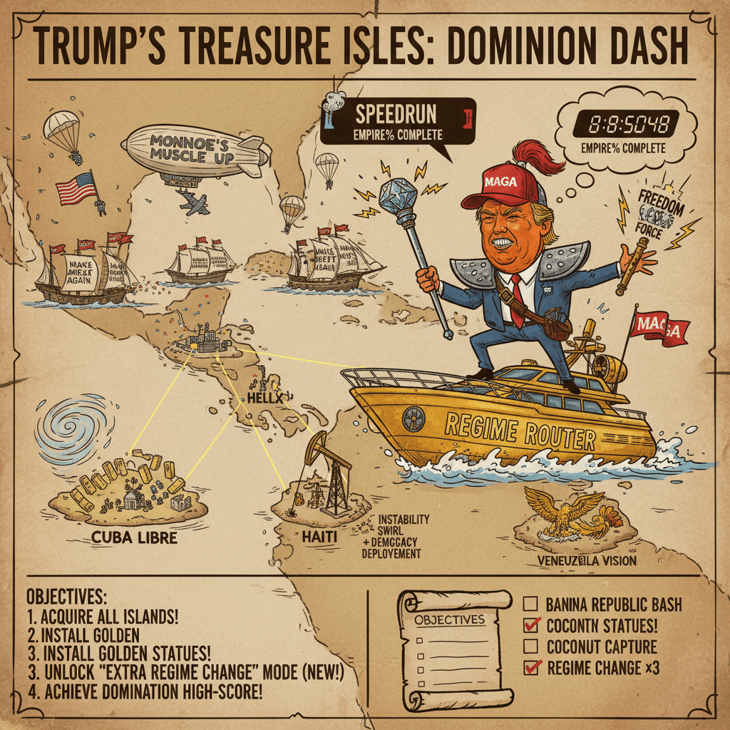 Trump's Caribbean conquest checklist: now with extra regime change