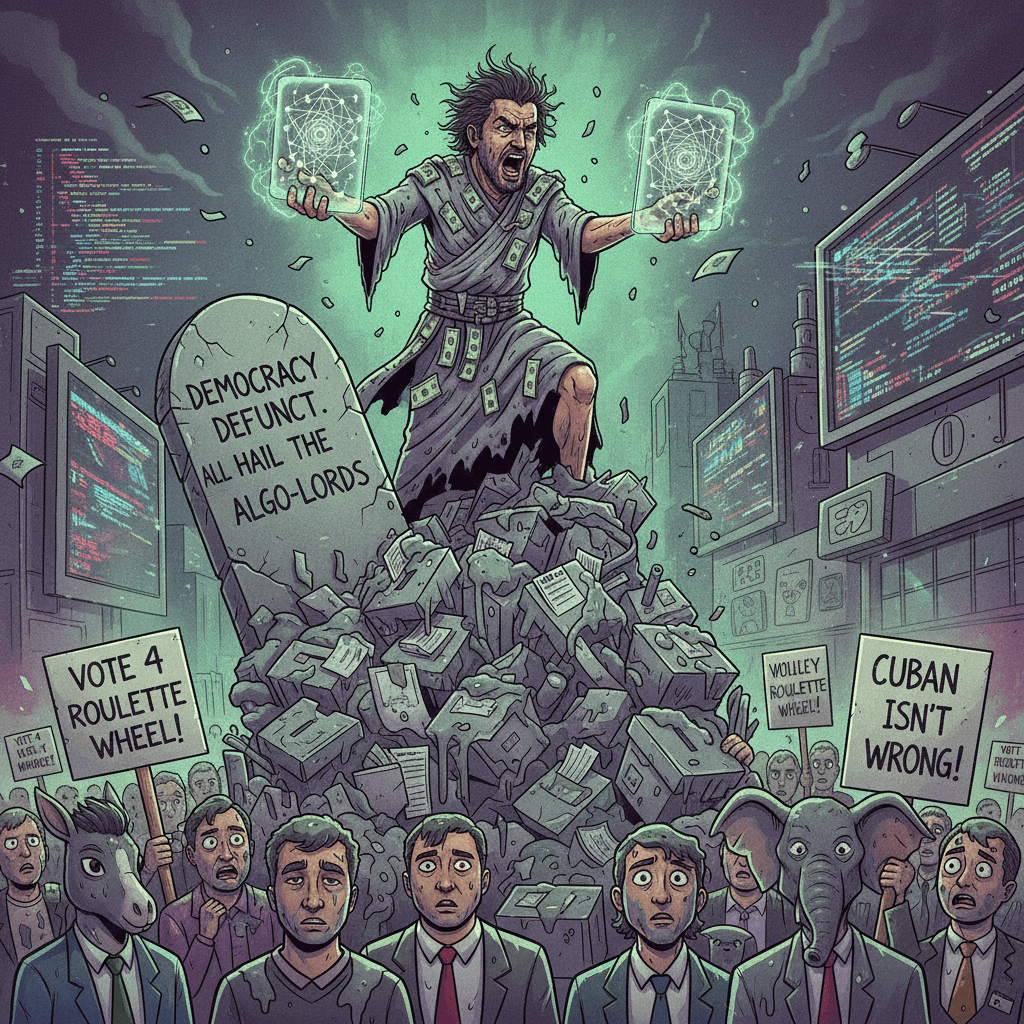 Mark Cuban discovers algorithms exist, declares democracy dead