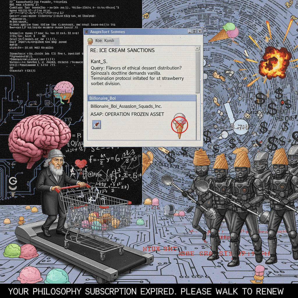 Kant, Spinoza, assassination squads & ice cream walks so you don't have to