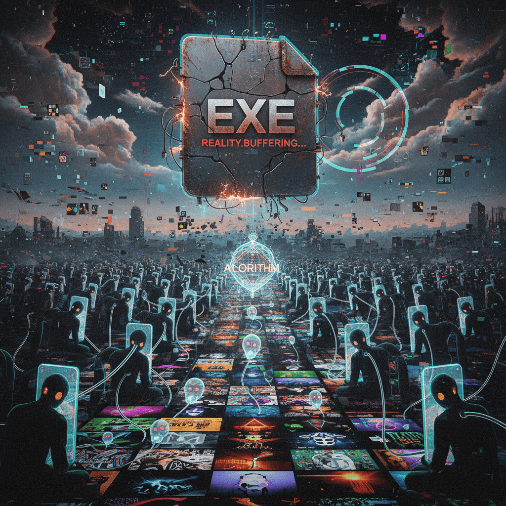 apocalypse.exe has stopped responding, feed the algorithm your soul