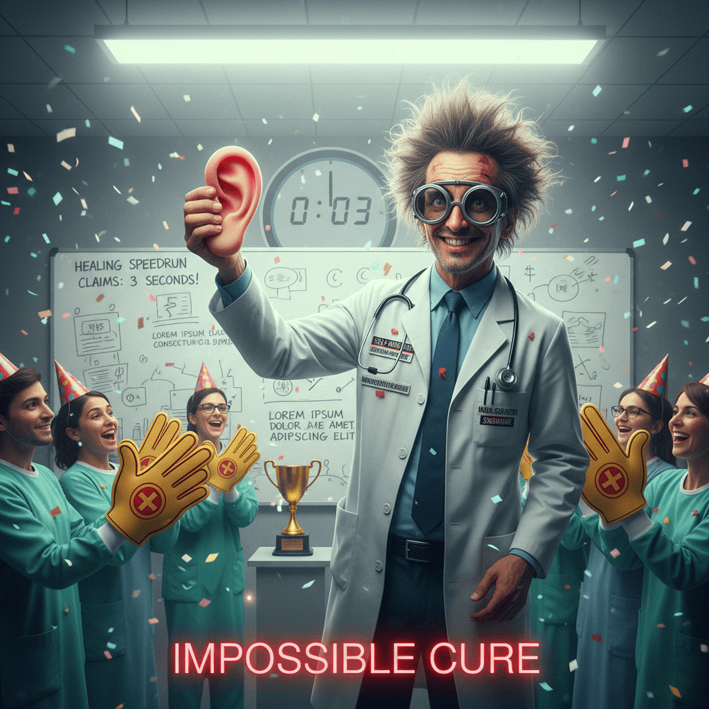 My ear fell off and everyone clapped (medically impossible edition)