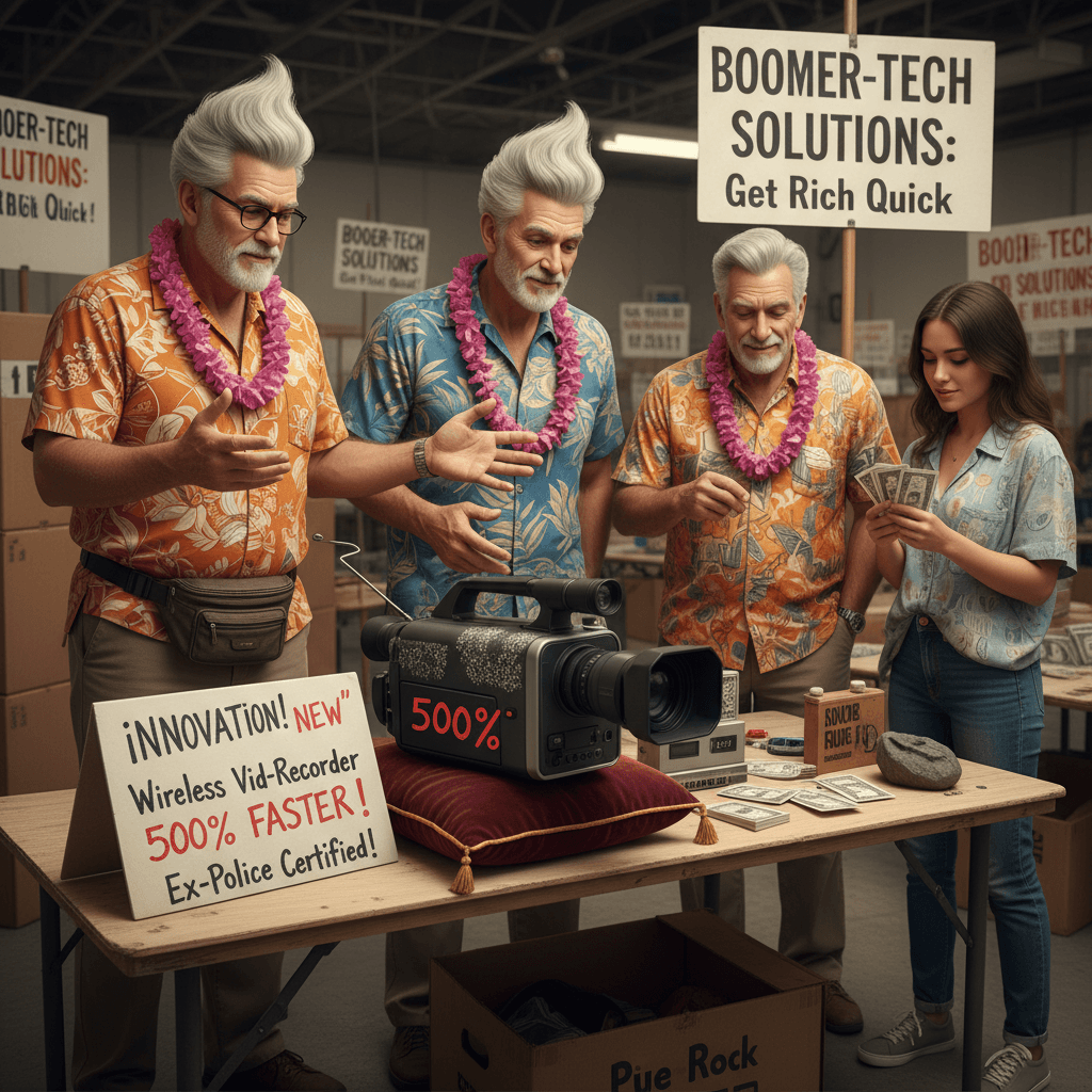 Retired cops markup camcorder 500% and call it innovation