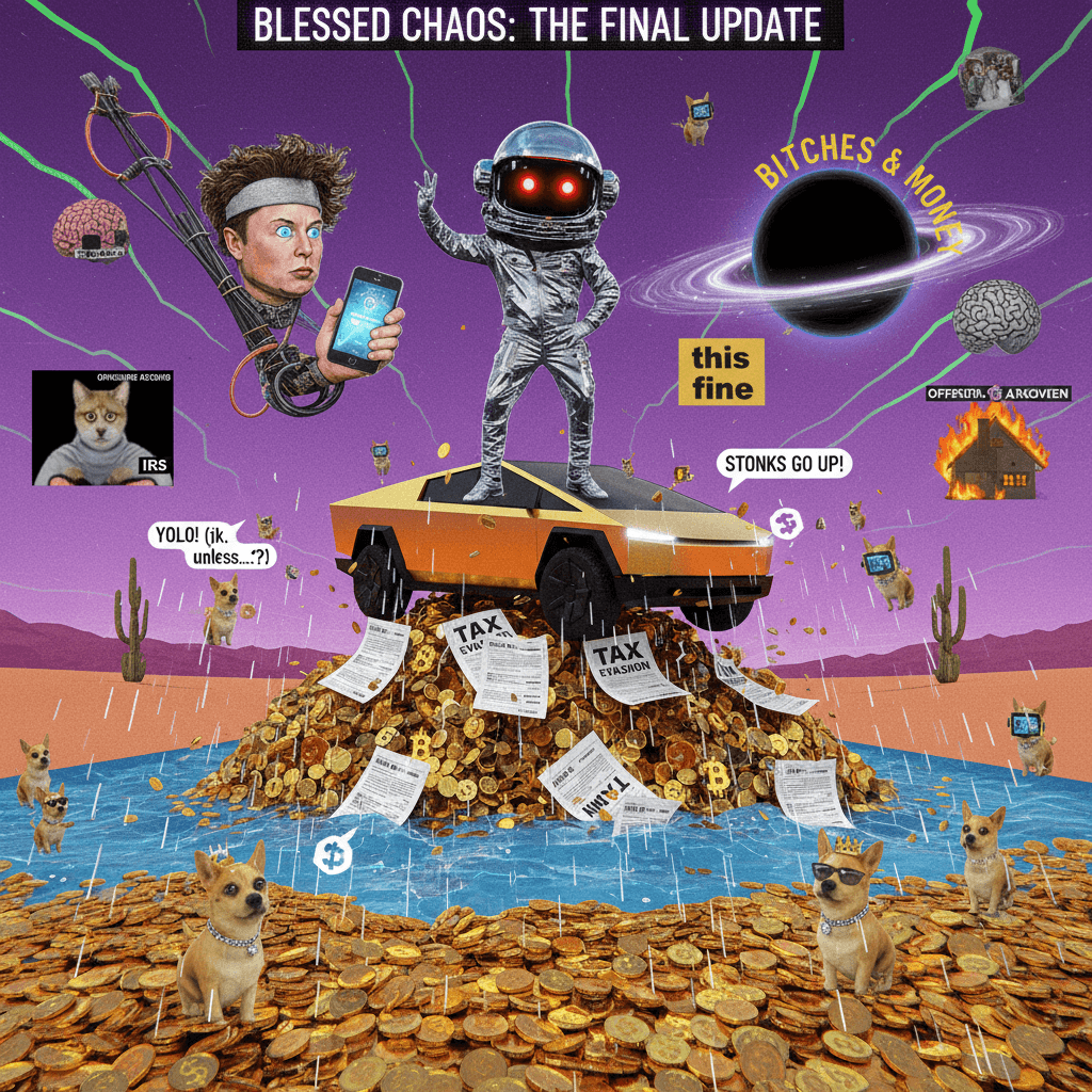 Elon's vision: bitches, money, and aggressive tax evasion