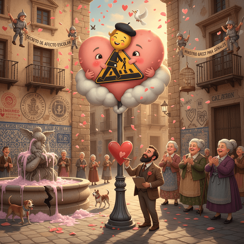 even school safety signs deserve love in spain