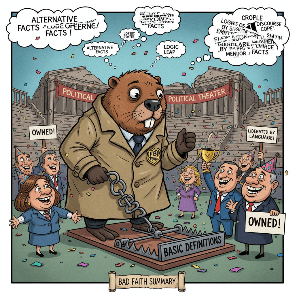 FBI gets 'owned' by basic definitions, libs celebrate