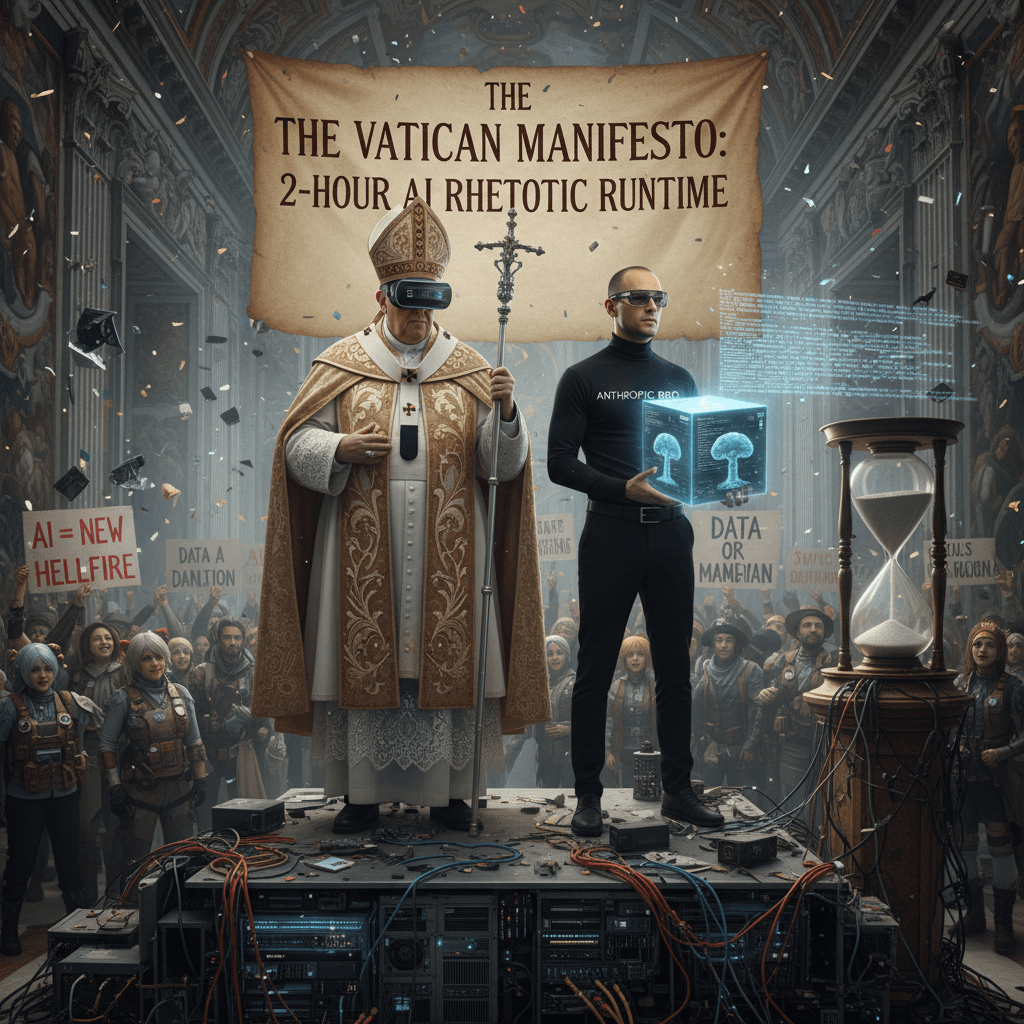 pope and anthropic bro release 2-hour vatican sermon comparing ai to nukes