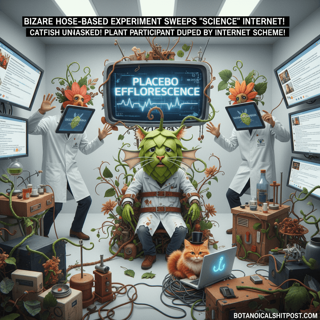 hop cone catfished into fake psychiatric study, very scientific