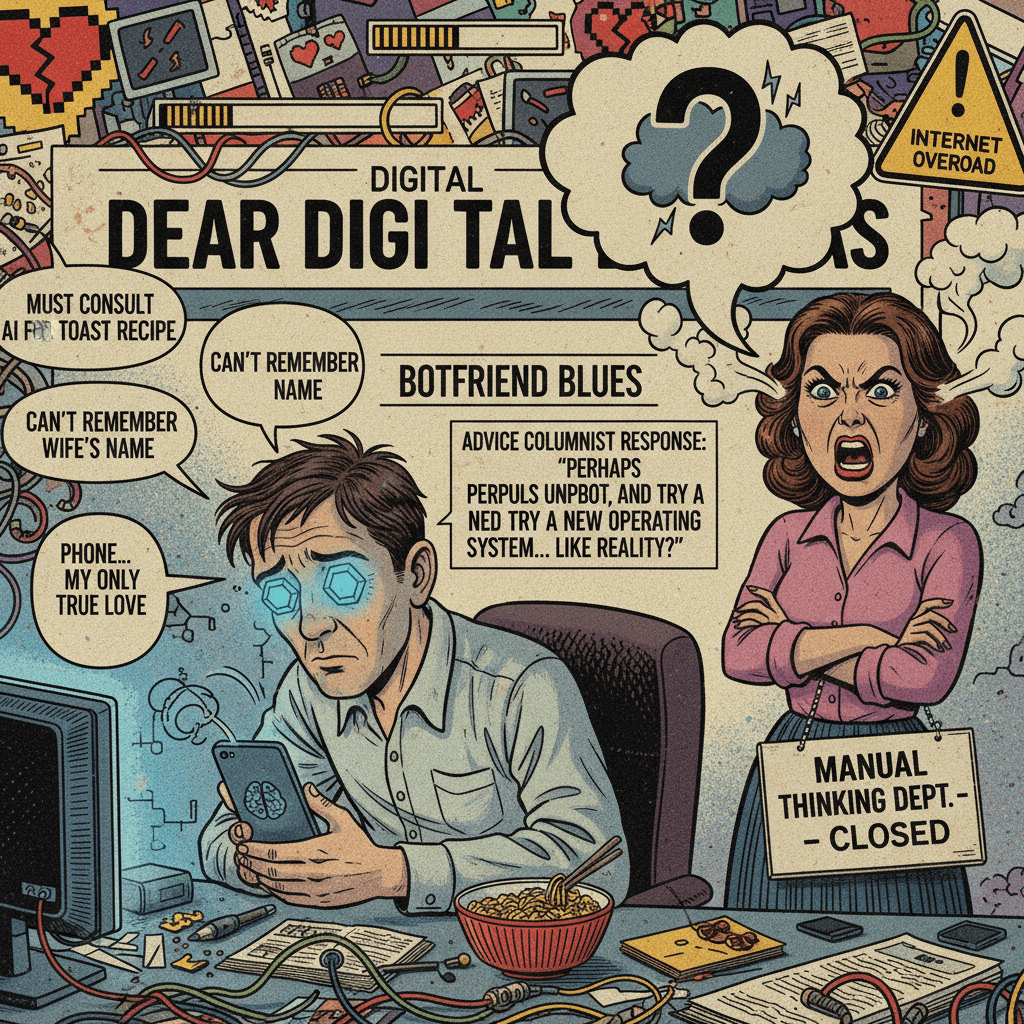 bf addicted to AI, gf mad he can't think (irony: posting about it)