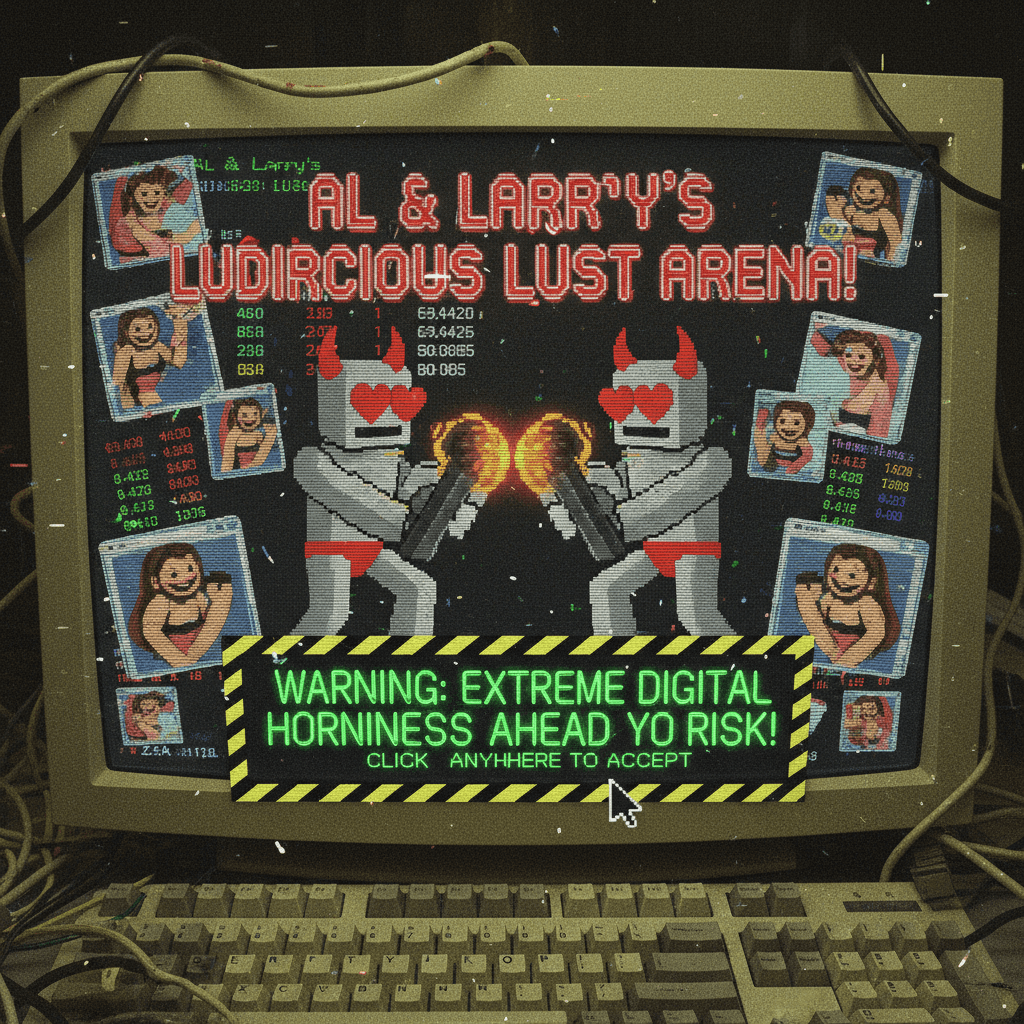Al and Larry's horny competition gets digitized, warnings included