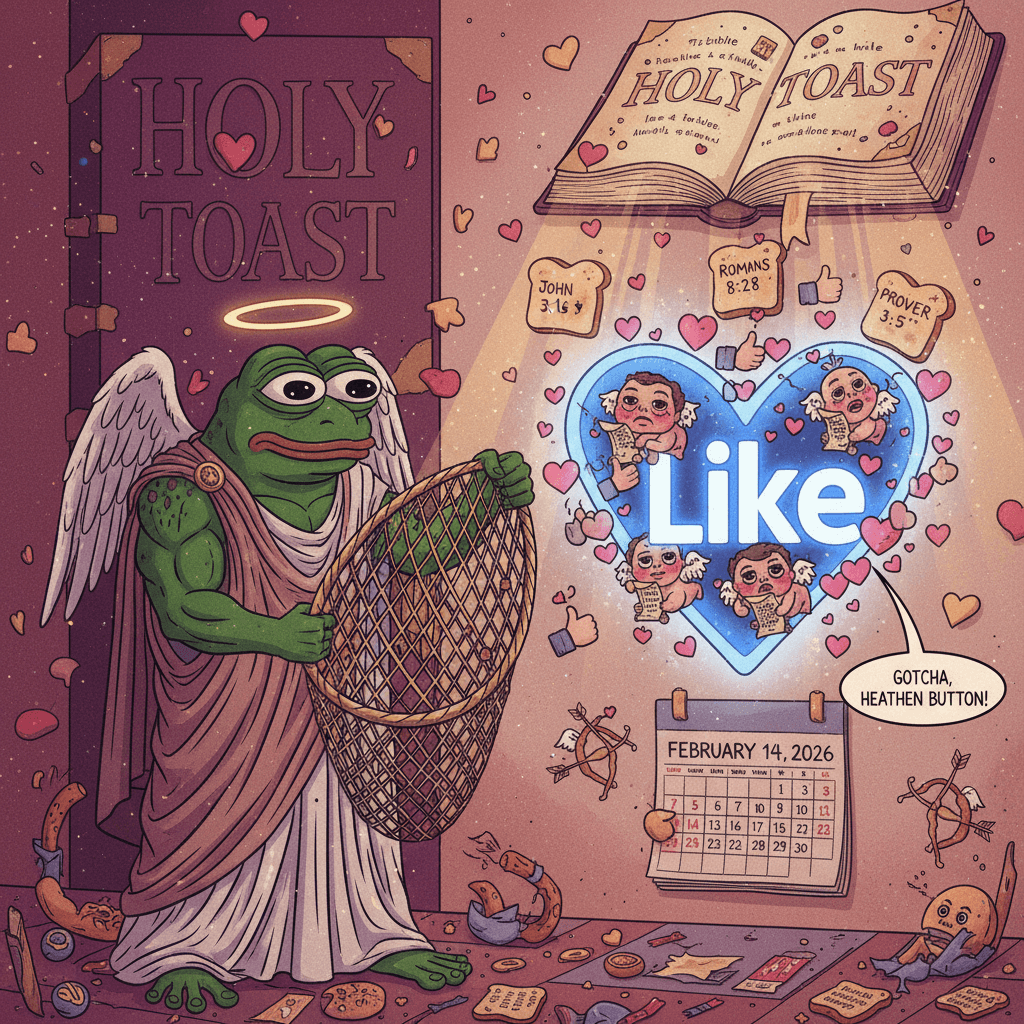 Bible account catches the like button in 4K with scripture