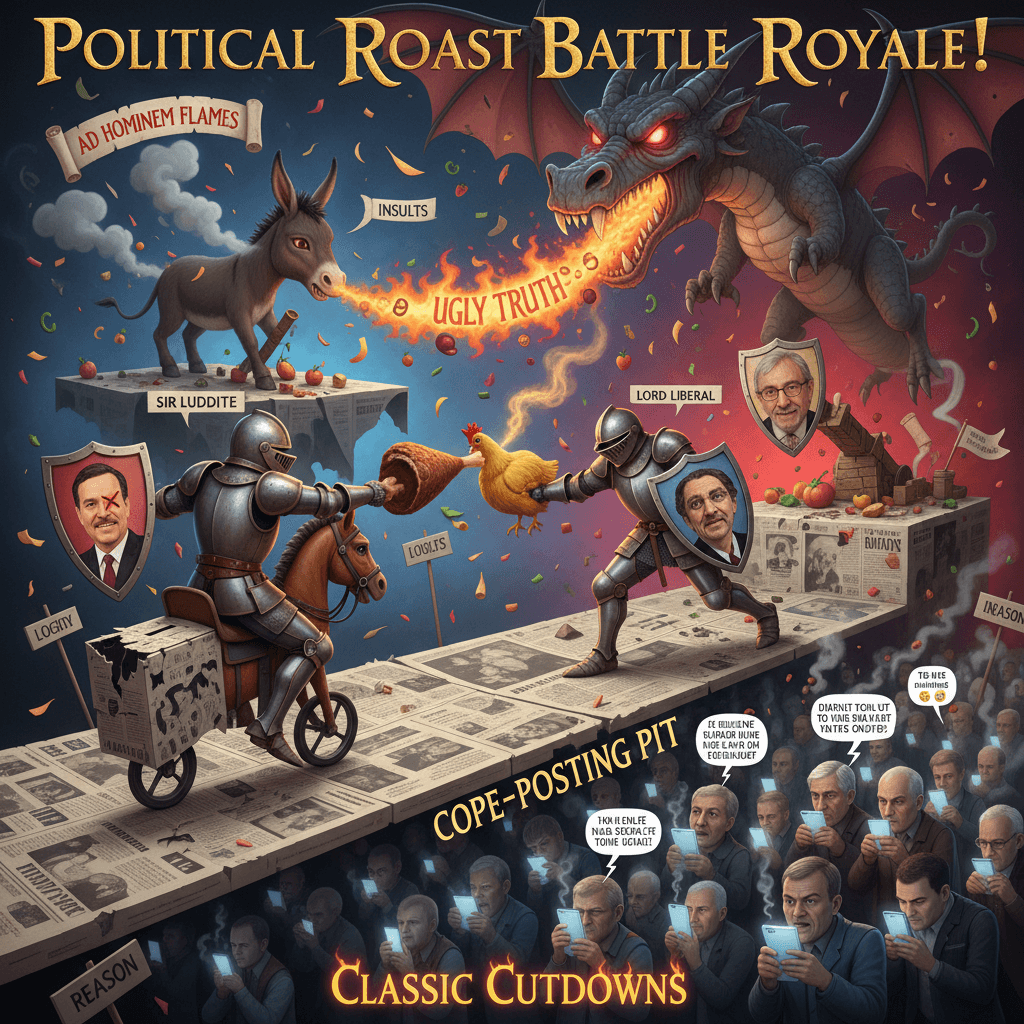 Personal attacks disguised as political commentary, feat. the classics