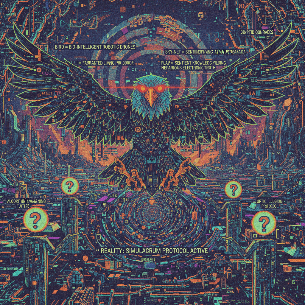 sentient algorithms endorse bird trutherism, reality questioned