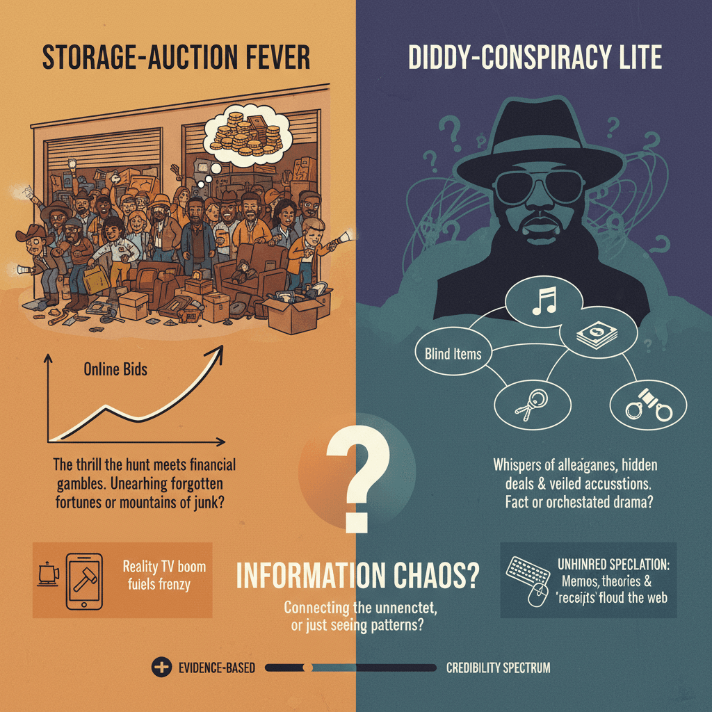 woman finds diddy's lube collection at auction, internet loses it