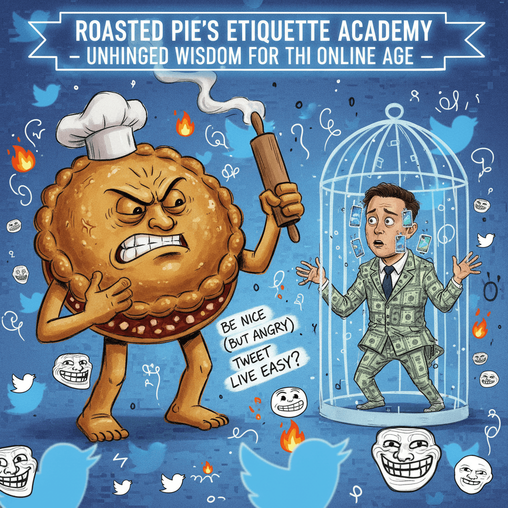 Pie roasts Musk with unhinged civility advice, peak Twitter chaos