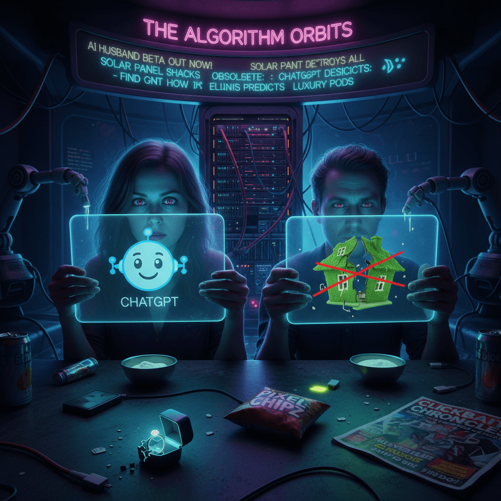 ChatGPT ruins another marriage, sustainable housing dreams crushed