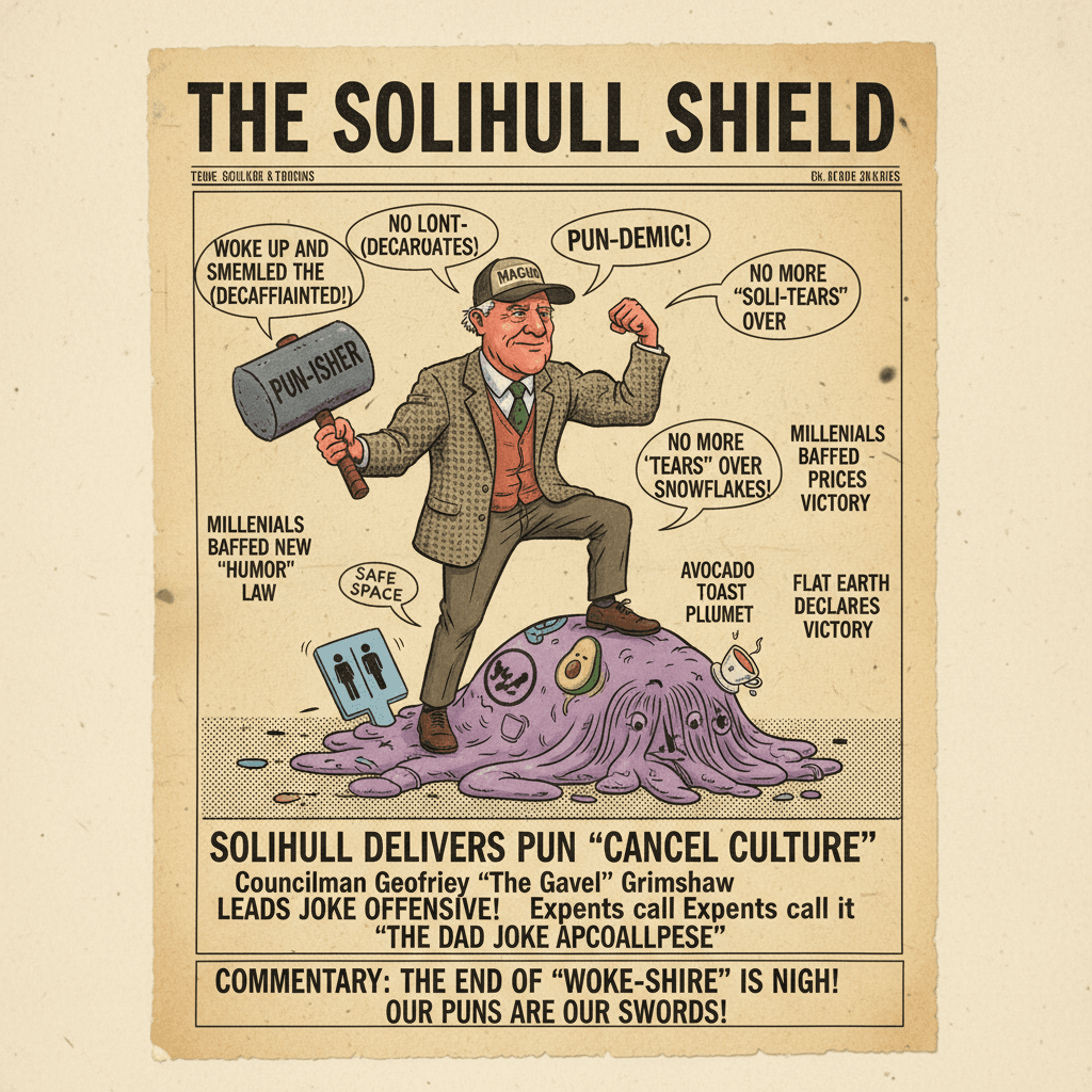 Solihull takes a stand against wokeness with aggressive pun energy