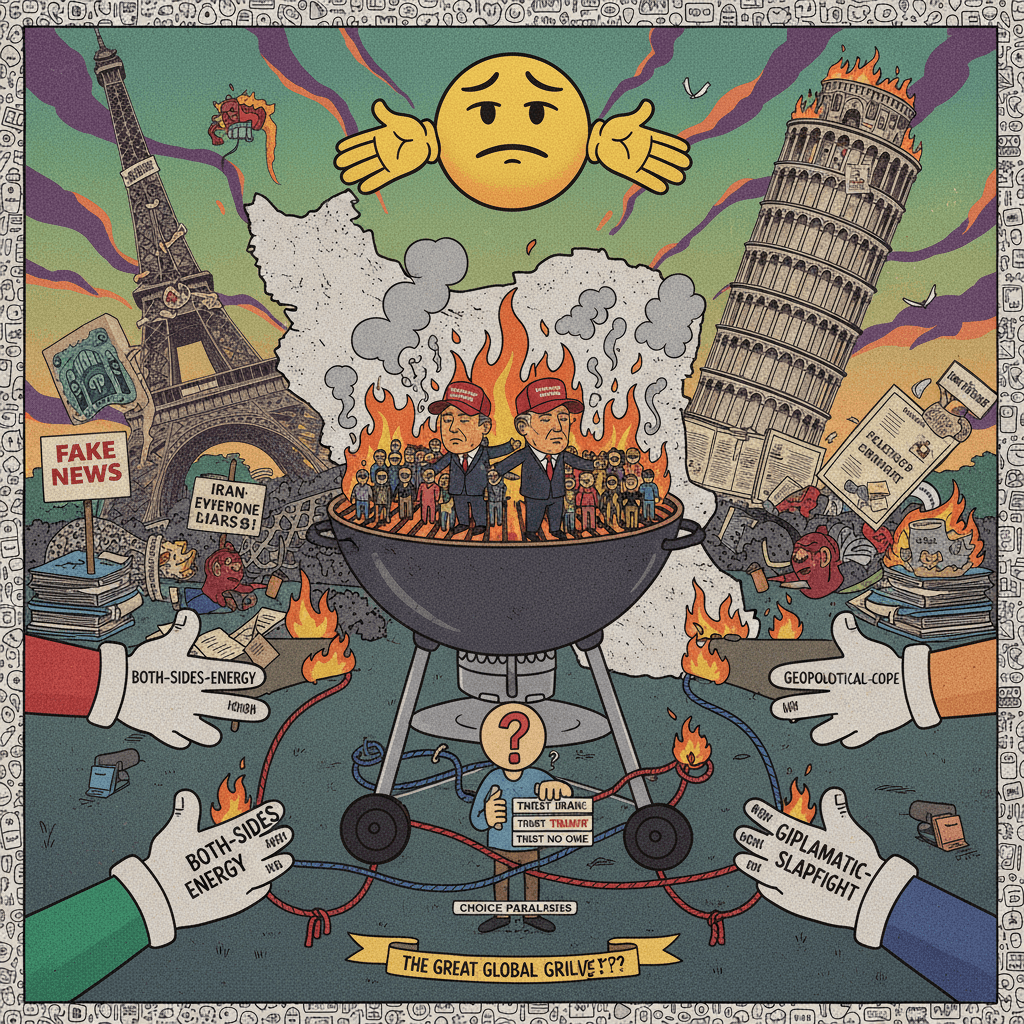 Iran roasts Trump but also everyone's lying so ¯\_(ツ)_/¯