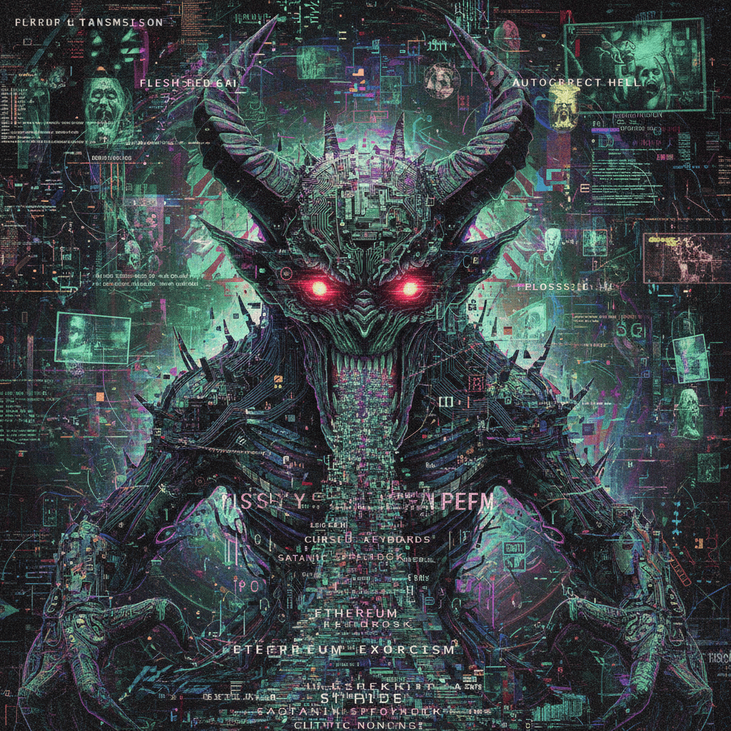 blockchain horror meets autocorrect demon possession