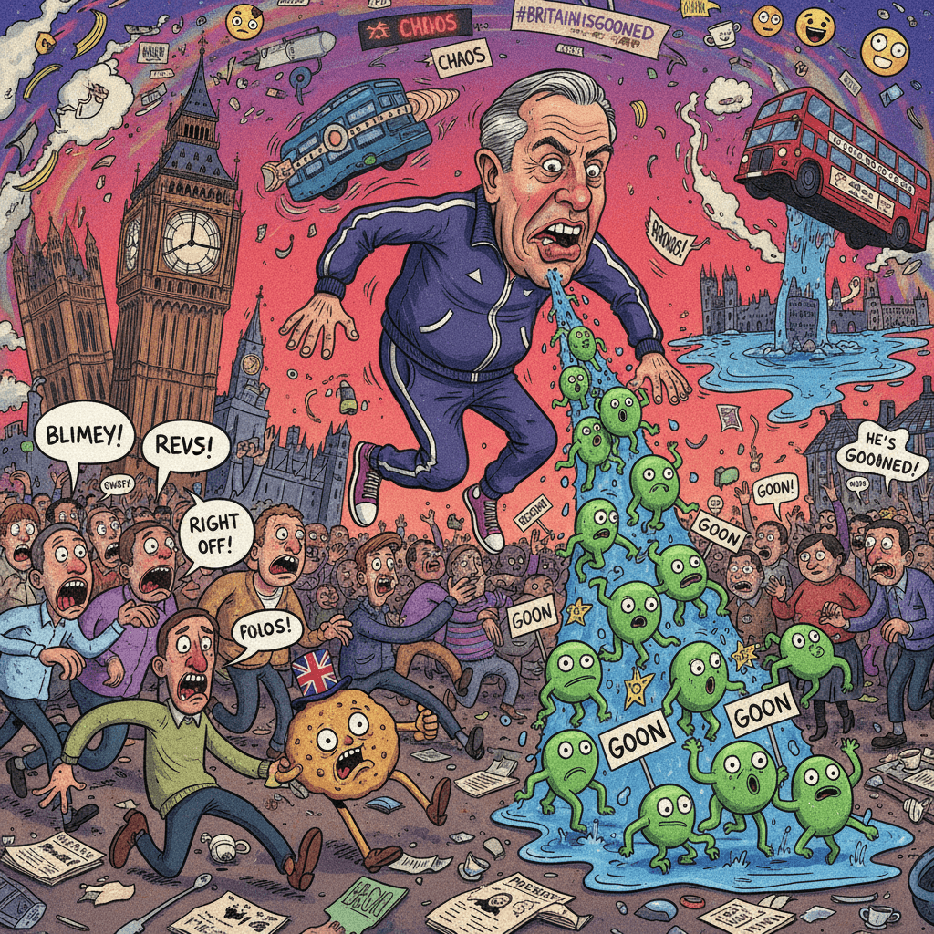 Labour leader caught mid-goon, witnesses flee in terror