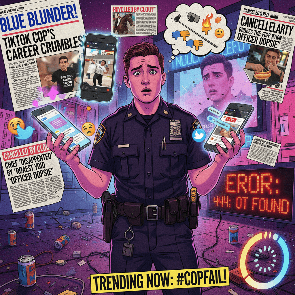 NYPD rookie learns personal brand mgmt the hard way