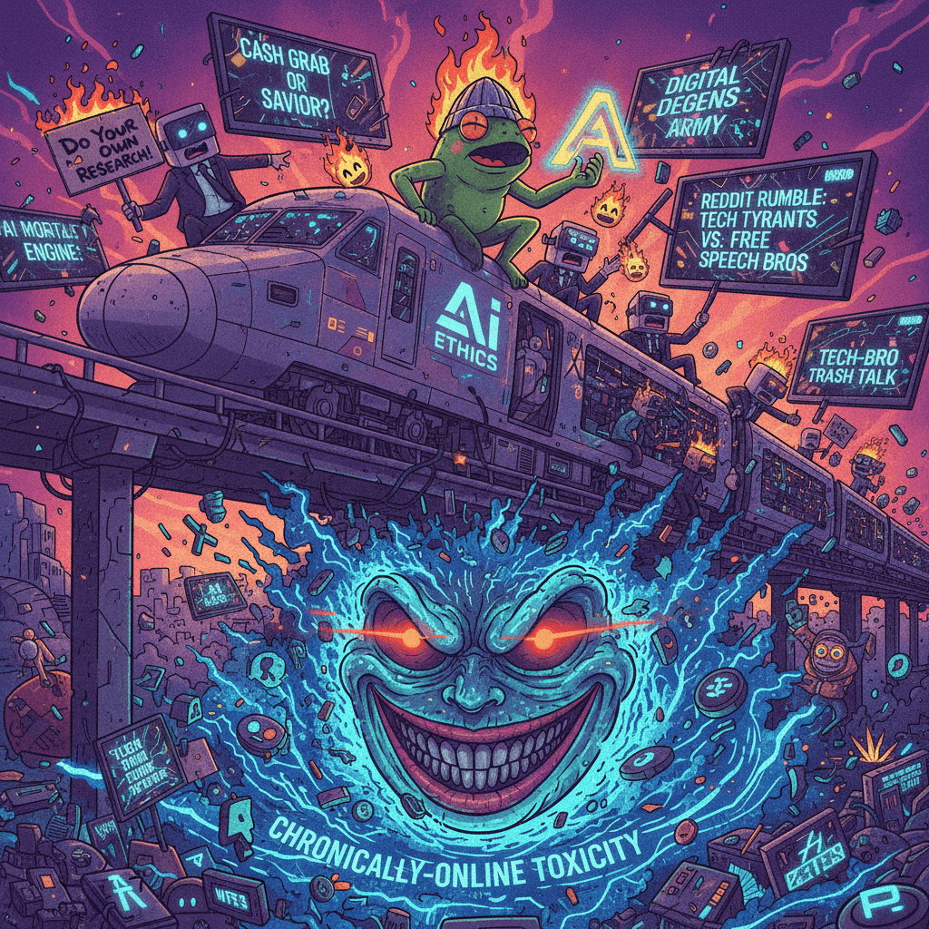 AI ethics meets 4chan energy in this beautiful trainwreck