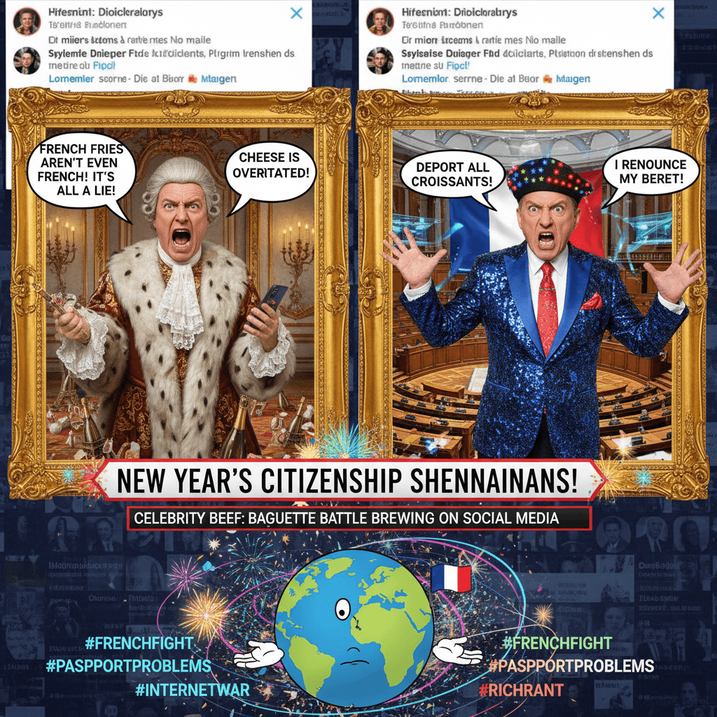 Two rich guys yell about France on the internet, somehow this is news