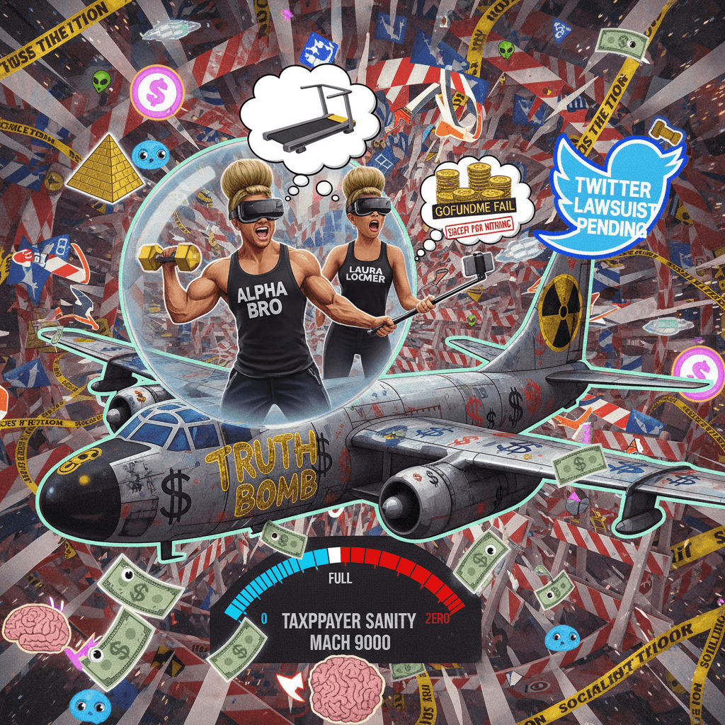 Pete flies Laura Loomer on nuke plane to film gym sesh, costs taxpayers sanity