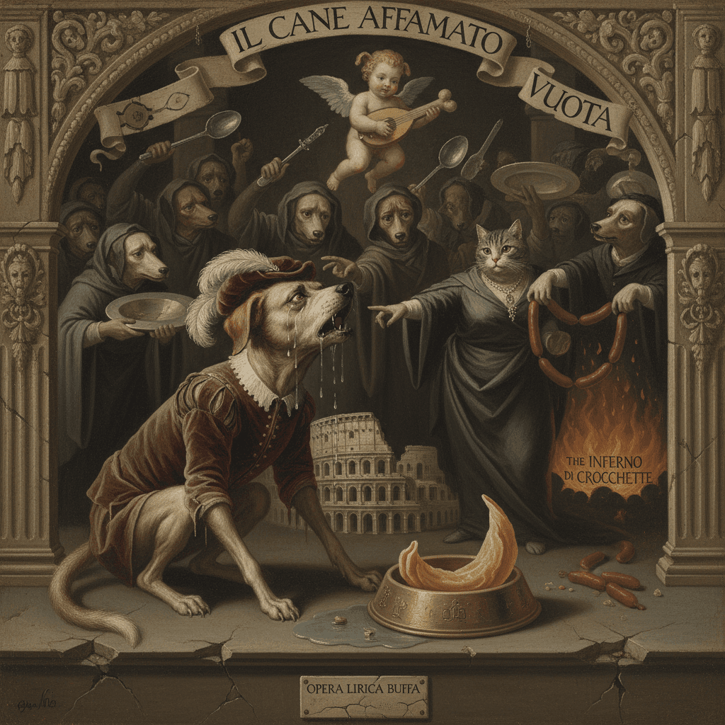 Invented Italian opera about a hungry dog hits different