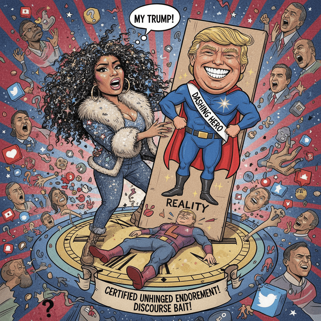 nicki thinks trump is dashing, reality takes L