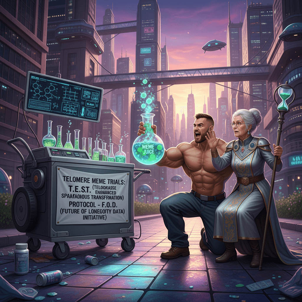 guy begs stranger to test expensive telomere memes