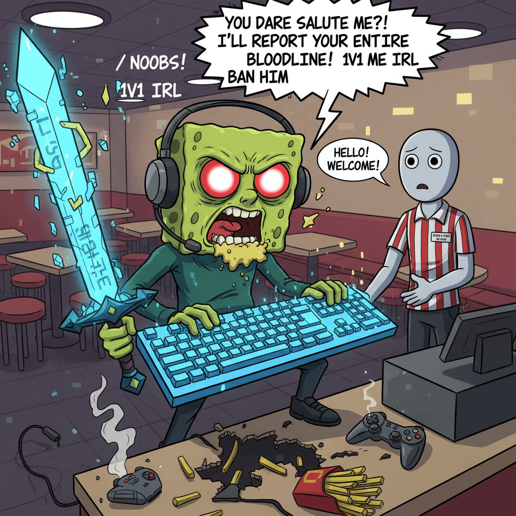 man threatens to commit assault over a cashier's greeting