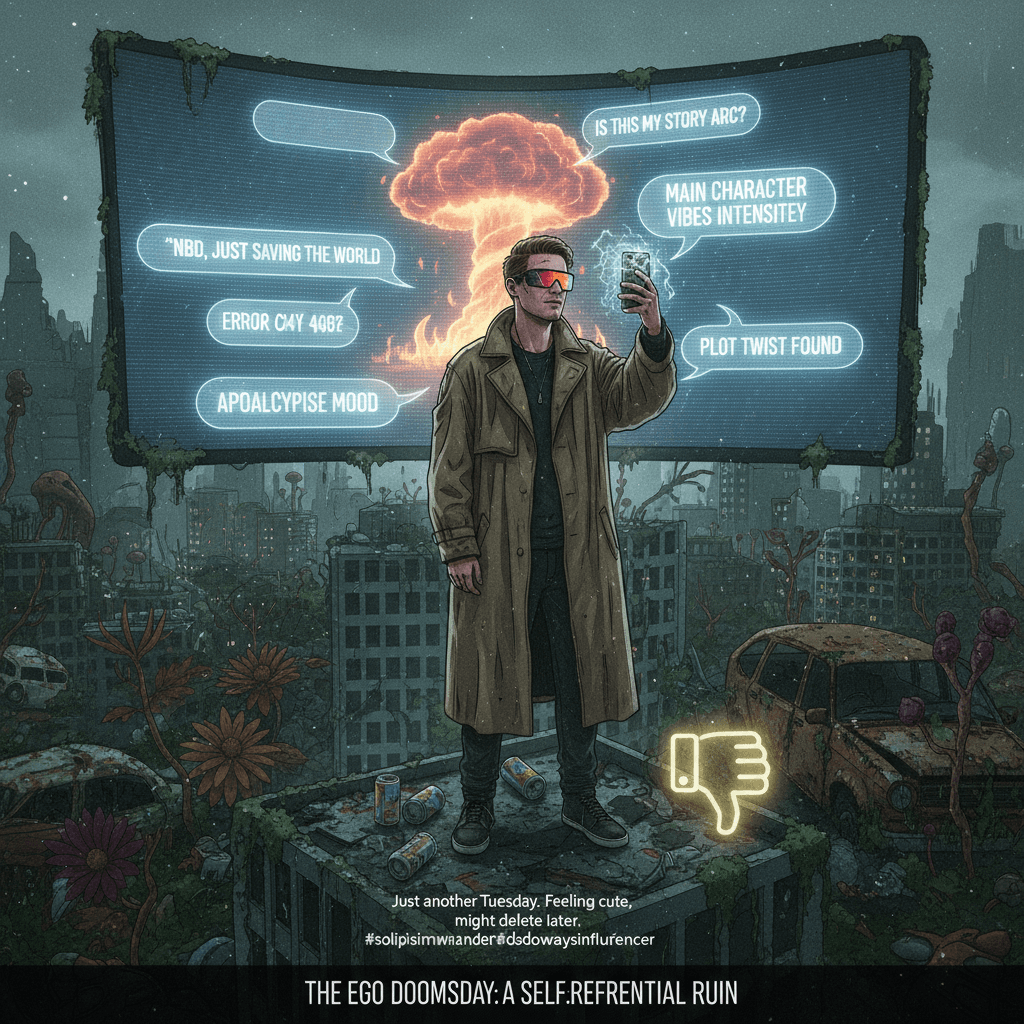 Main character energy but make it apocalyptic and self-aware