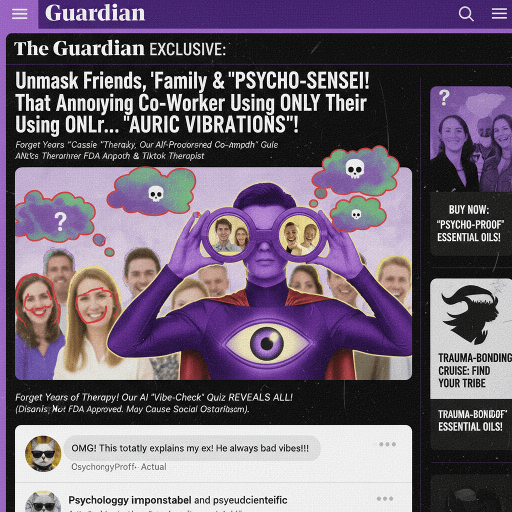 Guardian teaches you to spot psychopaths via vibes