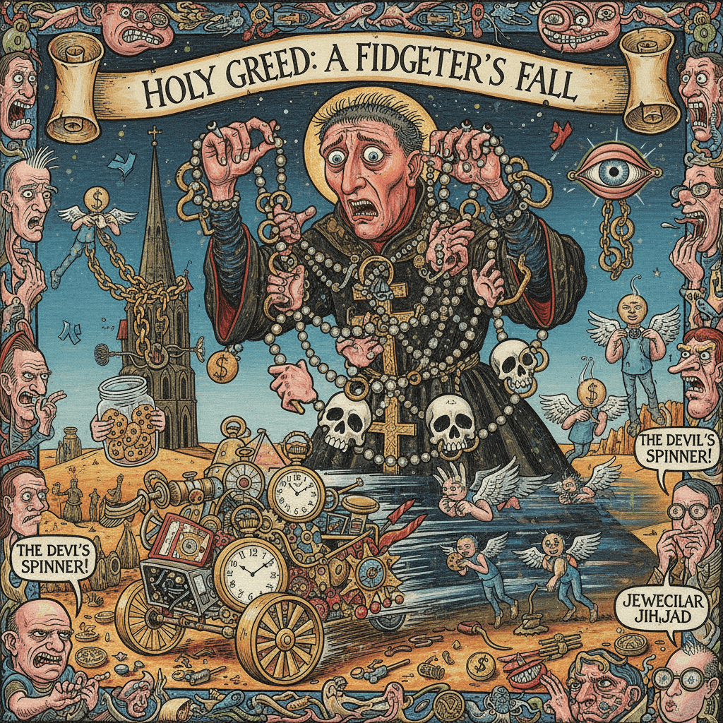 Psychoanalyzing jewelry fidgeting as moral transgression speedrun